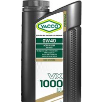 Yacco VX 1000 LL 0W-40 2л