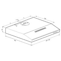 Krona JESSICA slim 500 white push button Image #5