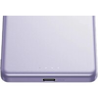 Xiaomi Super Slim Magnetic Power Bank 5000mAh WPB0507S (сиреневый, международная версия) Image #2