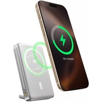 Baseus Nomos Qi2 Magnetic Power Bank 10000mAh (серебристый)