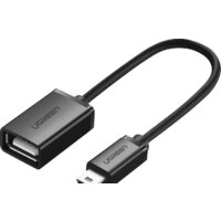 Ugreen US249 USB Type-A - miniUSB (0.1 м, черный)