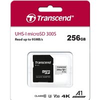 Transcend microSDXC 300S 256GB (с адаптером) Image #3