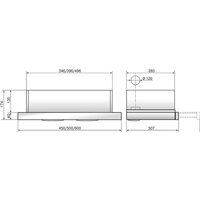 Elikor Интегра Glass 60П-400-В2Л (белый/белое стекло) (144567) Image #2