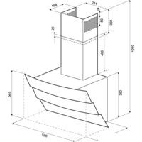 Krona Inga 600 white push button [00018712] Image #2