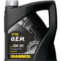 Mannol 7715 O.E.M. 5W-30 API SN/CF 5л [MN7715-5]