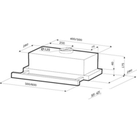 Krona Kamilla 600 Inox 1m Image #11
