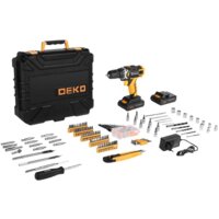 Deko DKCD20FU-Li SET 193 063-4179 (с 2-мя АКБ, кейс, набор оснастки) Image #2