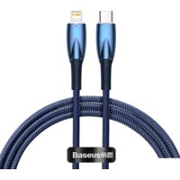 Baseus Glimmer Series Fast Charging Data Cable Type-C - Lightning 20W CADH000003 (1 м, синий)