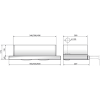 Elikor Интегра Glass 50Н-400-В2Д (нержавеющая сталь/черное стекло) (940979) Image #2