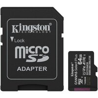 Kingston Canvas Select Plus microSDXC 64GB SDCS3/64GB (с адаптером)