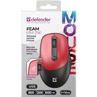 Defender Feam MM-296 (черный/красный) Image #3