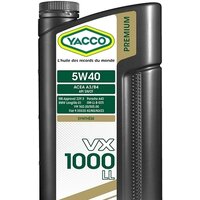 Yacco VX 1000 LL 5W-40 2л