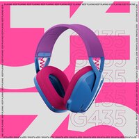 Logitech G435 Lightspeed (синий/малиновый) Image #6