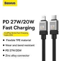 Baseus CoolPlay Series USB Type-C - Lightning (1 м, черный) Image #9