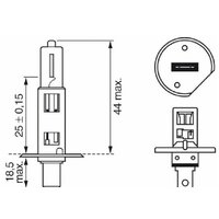 Bosch H1 Plus 90 1шт 1987301076 Image #2