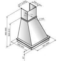 Elikor Вилла 60П-650-П3Л (белый/дуб неокрашенный) (841320) Image #2
