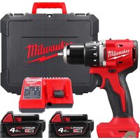 Milwaukee M18 M18BLDDRC-402C 4933492834 (с 2-мя АКБ 4 Ач, кейс)