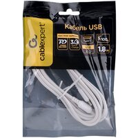 Cablexpert CC-USB2-CMCM-100-1.8M-W USB Type-C - USB Type-C (1.8 м, белый) Image #3