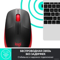 Logitech M190 (черный/красный) Image #3