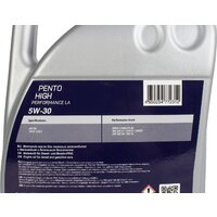 Pentolub High Performance LA 5W-30 5л Image #4
