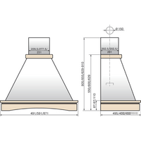 Elikor Вилла 50П-650-П3Л (бежевый/дуб неокрашенный) (841792) Image #2
