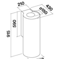 Falmec Polar/Black Design 35 800 м3/ч (черный) Image #2