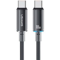 Usams US-SJ660 USB Type-C - USB Type-C (1.2 м, черный)