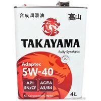 Takayama Adaptec 5W-40 A3/B4 SN/CF 4л