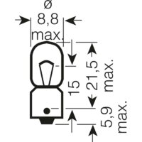 Osram T4W Original Line 2шт [3893-02B] Image #3