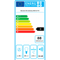 Falmec Burano 50 600 м3/ч (нержавеющая сталь) Image #3