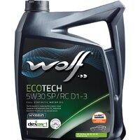Wolf EcoTech 5W-30 SP/RC D1-3 5л