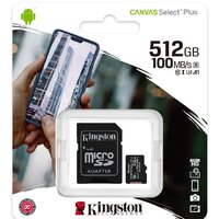 Kingston Canvas Select Plus microSDXC 512GB SDCS2/512GB (с адаптером) Image #3