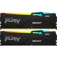 Kingston FURY Beast RGB 2x32ГБ DDR5 6400 МГц KF564C32BBEAK2-64