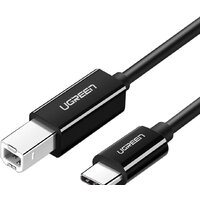 Ugreen US241 80811 USB Type-B - USB Type-C (1 м, черный)