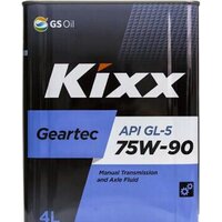Kixx Geartec GL-5 75W90 L296244TE1 4 л