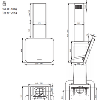 Falmec Tab Design 60 800 м3/ч (белый) Image #6