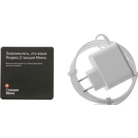 Яндекс Станция Мини 2 с часами (серый опал) Image #9