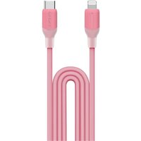 Momax DL53P 1-Link Flow LC USB Type-C - Lightning (1.2 м, розовый)