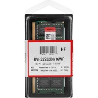 Kingston 16ГБ DDR4 SODIMM 3200 МГц KVR32S22D8/16WP Image #3