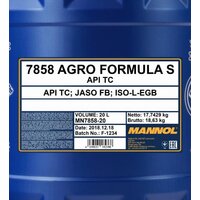 Mannol Agro Formula S 20л Image #2