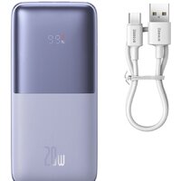 Baseus Bipow Pro Digital Display Fast Charge 20W Overseas Edition 10000mAh (фиолетовый)