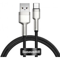 Baseus Cafule Series Metal Data Cable USB Type-A - Type-C 66W CAKF000001 (0.25 м, черный) Image #1