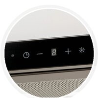 Akpo Light Touch Glass Twin 60 WK-7 (черное стекло/нержавеющая сталь) Image #2