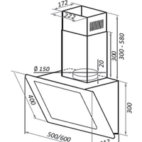 HOMSair Elf Push 60 Glass (белый) Image #2