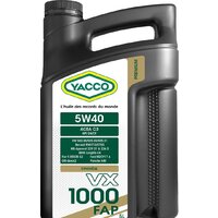 Yacco VX 1000 FAP 5W-40 5л
